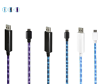 Uniwersalny USB kabel Dexim Visible Green Series