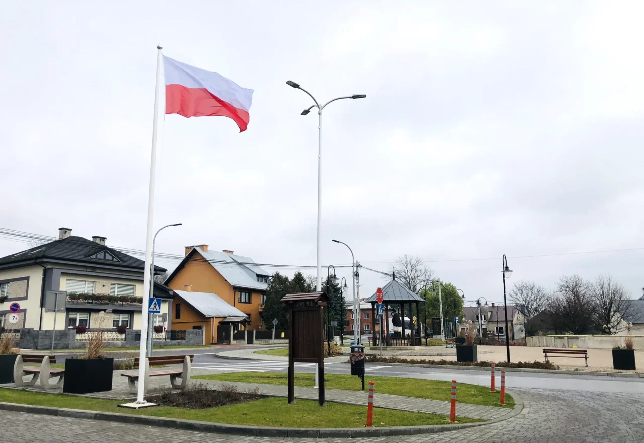 Maszt na flagę Polski 8 m